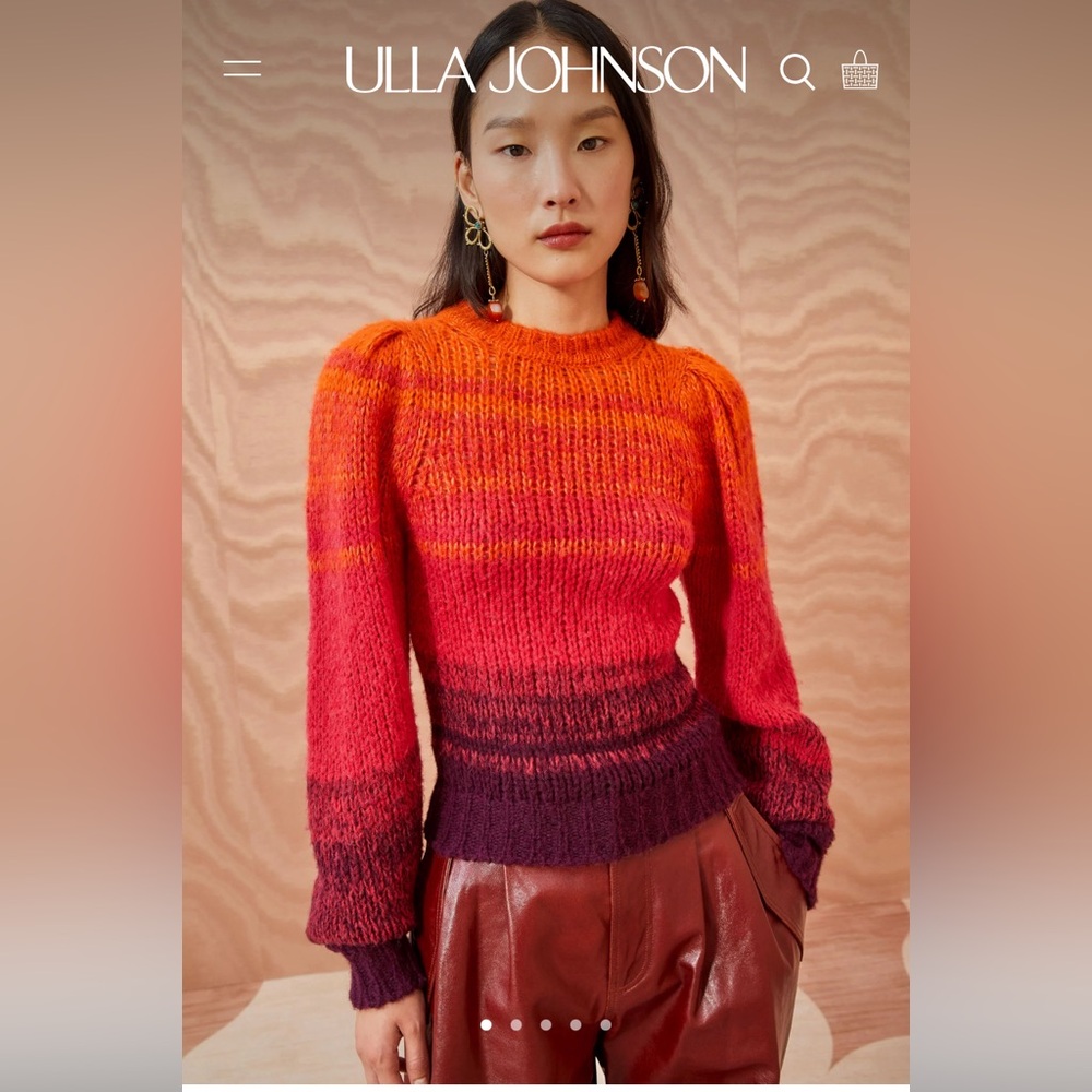 Ulla Johnson Rosalia Pullover in Agate, size M